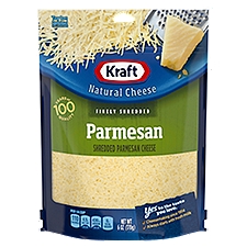 Kraft Finely Shredded Parmesan, Cheese, 6 Ounce