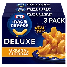 Kraft Deluxe Original Macaroni and Cheese Sauce, 14 oz, 3 count