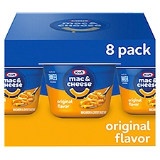 Kraft Original Mac & Cheese, 8 ct Box, 2.05 oz Cups