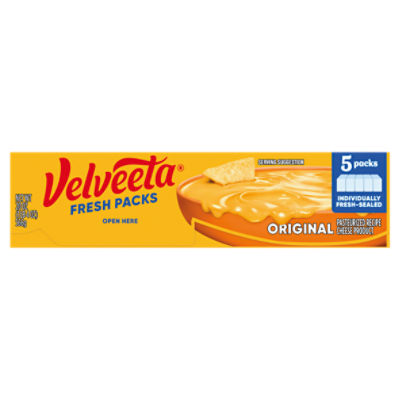 Velveeta Fresh Packs Original Cheese, 5 ct Blocks