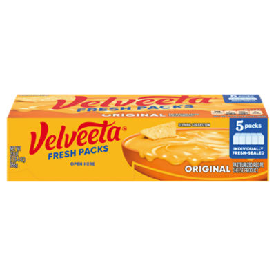 Velveeta Fresh Packs Original Cheese, 5 count, 20 oz
