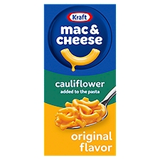 Kraft Original Mac & Cheese Macaroni and Cheese Dinner Cauliflower Added to the Pasta, 5.5 oz Box, 5.5 Ounce