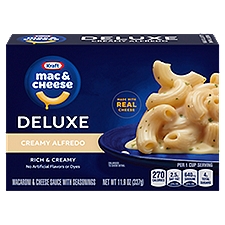 Kraft Deluxe Creamy Alfredo Macaroni & Cheese Dinner, 11.9 oz, 11.9 Ounce
