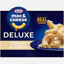 Kraft Deluxe Creamy Alfredo Macaroni & Cheese Sauce with Seasonings, 11.9 oz