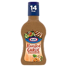 Kraft Roasted Garlic, Vinaigrette Salad Dressing, 14 Fluid ounce