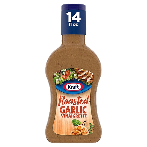 Kraft Roasted Garlic Vinaigrette, 14 fl oz