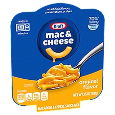 Kraft Big Bowl Original Flavor Macaroni & Cheese Dinner, 3.5 oz