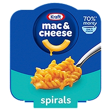 Kraft Original Cheese Flavor Spirals Pasta & Cheese Sauce Mix, 3.5 oz