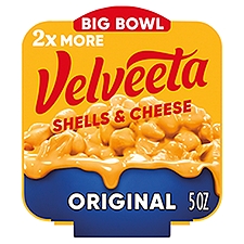 Velveeta Shells & Cheese Original Easy Microwavable Meal, 5 oz Tray, 5 Ounce