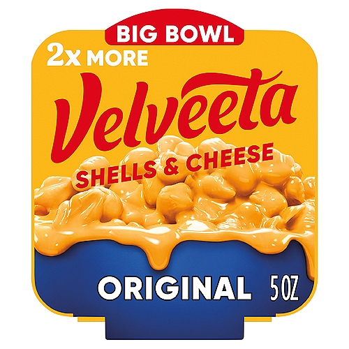 Velveeta Shells & Cheese Original Easy Microwavable Meal, 5 oz Tray