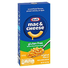 Kraft Gluten Free Original Macaroni & Cheese Dinner, 6 oz Box