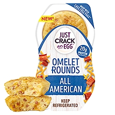 Just Crack An Egg All American Omelet Rounds, 27.6 Ounce