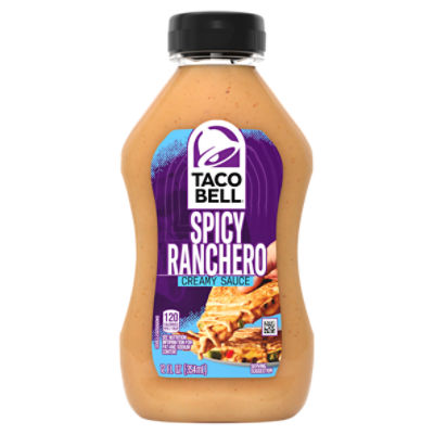 Taco Bell Spicy Ranchero Creamy Sauce, 12 fl oz, 12 Fluid ounce