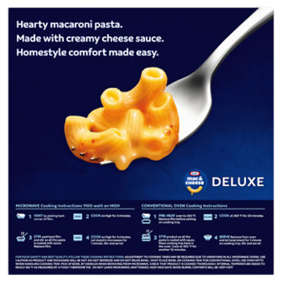 Kraft Deluxe Original Cheddar Mac and Cheese Frozen Meal - 12oz