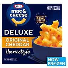 Kraft Deluxe Original Cheddar Homestyle Mac & Cheese, 12 oz, 12 Ounce