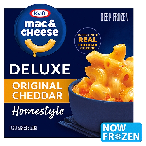 Kraft Deluxe Original Cheddar Homestyle Mac & Cheese, 12 oz