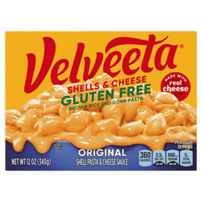 Velveeta Gluten Free Shells & Cheese, 12 oz Box