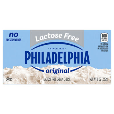 Philadelphia Original Lactose Free Cream Cheese, 8 oz