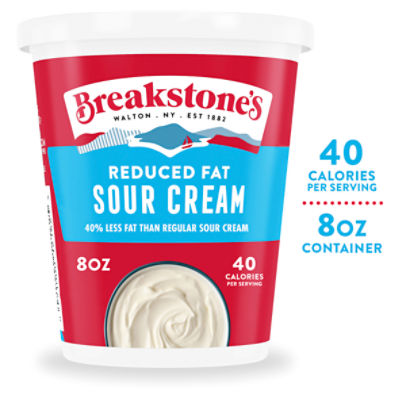 Breakstone's Reduced Fat Sour Cream, 8 oz Tub