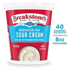 Breakstone's Reduced Fat Sour Cream, 8 oz Tub, 8 Ounce