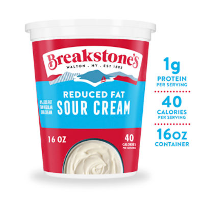 Breakstone's Reduced Fat Sour Cream, 16 oz, 16 Ounce