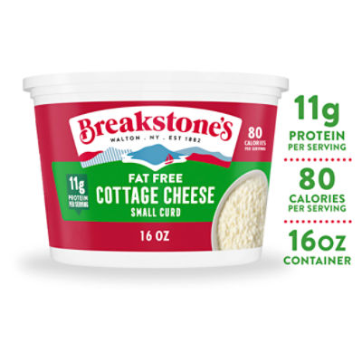 Breakstone's Fat Free Small Curd Cottage Cheese, 16 oz Fairway
