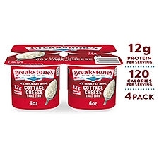 Breakstone's 4% Milkfat Min. Small Curd Cottage Cheese, 4 oz, 4 count