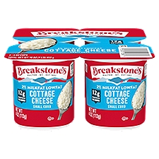 Breakstone's Small Curd Lowfat Cottage Cheese, 4 oz, 4 count, 16 Ounce