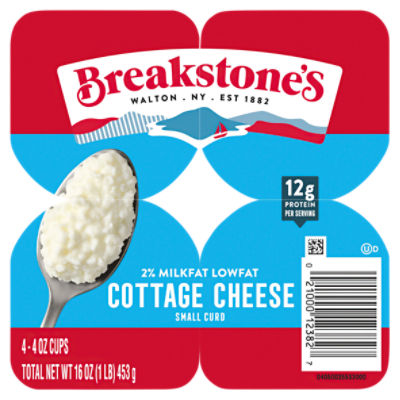 Breakstone s 2 Milkfat Lowfat Small Curd Cottage Cheese 4 oz 4