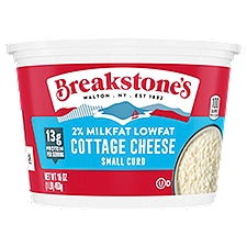 Breakstone's 2% Milkfat Lowfat Small Curd, Cottage Cheese, 16 Ounce