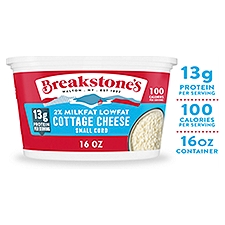 Breakstone's 2% Milkfat Lowfat Small Curd Cottage Cheese, 16 oz