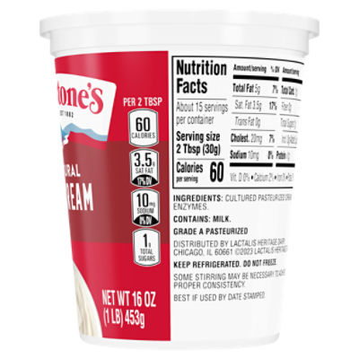 Breakstone's All Natural Sour Cream, 16 oz Image 9 of 11