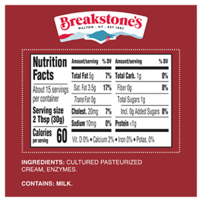 Breakstone's All Natural Sour Cream, 16 oz Image 7 of 11