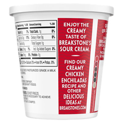 Breakstone's All Natural Sour Cream, 8 oz Tub - The Fresh Grocer