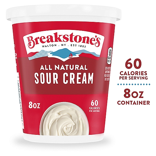 Breakstone's All Natural Sour Cream, 8 oz Tub