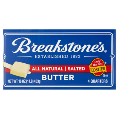 Breakstone's All Natural Salted Butter, 16 oz, 16 Ounce