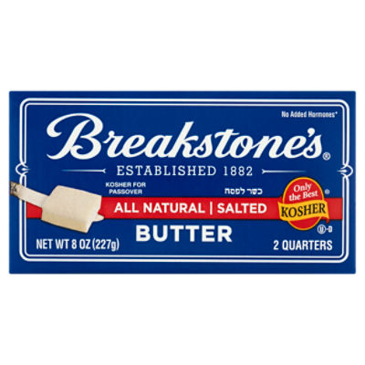 Breakstone's All Natural Salted Butter, 8 oz, 8 Ounce