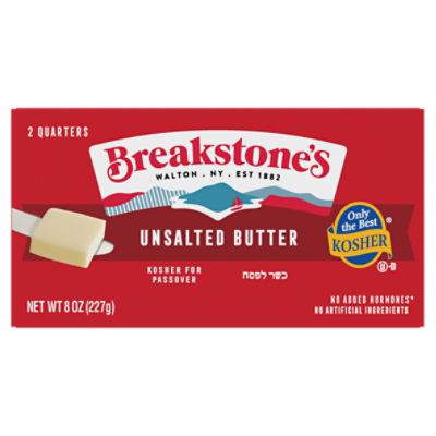 Breakstone's Unsalted Butter, 2 count, 8 oz, 8 Ounce