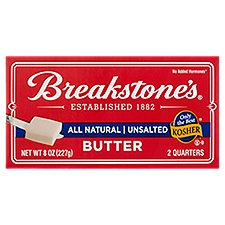 Breakstone's All Natural Unsalted, Butter, 8 Ounce