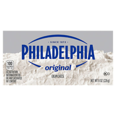 Philadelphia Original Cream Cheese, 8 oz Brick