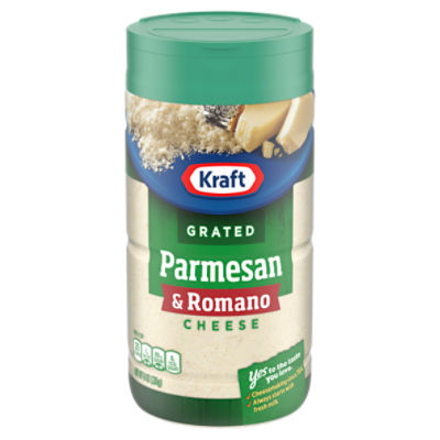 Kraft Grated Parmesan & Romano Cheese, 8 oz ShopRite