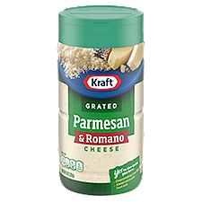 Kraft Cheese Grated - Parmesan & Romano 100%, 8 Ounce