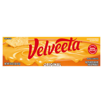 Velveeta Original Cheese, 16 oz Block ShopRite