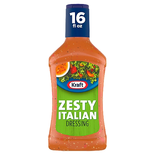 Kraft Zesty Italian Dressing, 16 fl oz