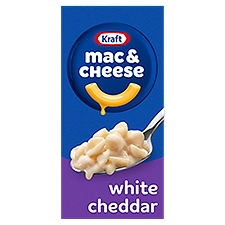Kraft White Cheddar Pasta Shells, Macaroni & Cheese Dinner, 206 Gram