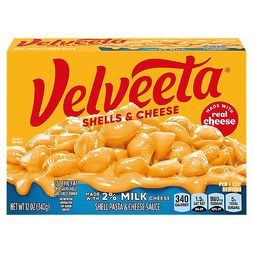 Velveeta Shell Pasta & Cheese Sauce, 12 oz