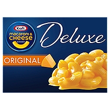 Kraft Deluxe Original Cheddar Macaroni & Cheese Dinner, 14 oz, 14 Ounce