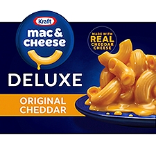 Kraft Mac & Cheese Deluxe Original Cheddar Macaroni & Cheese Sauce, 14 oz, 14 Ounce
