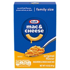 Kraft Original Macaroni & Cheese Dinner, 14.5 Ounce