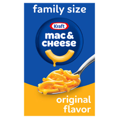 Kraft Original Flavor Macaroni & Cheese Sauce Mix Family Size